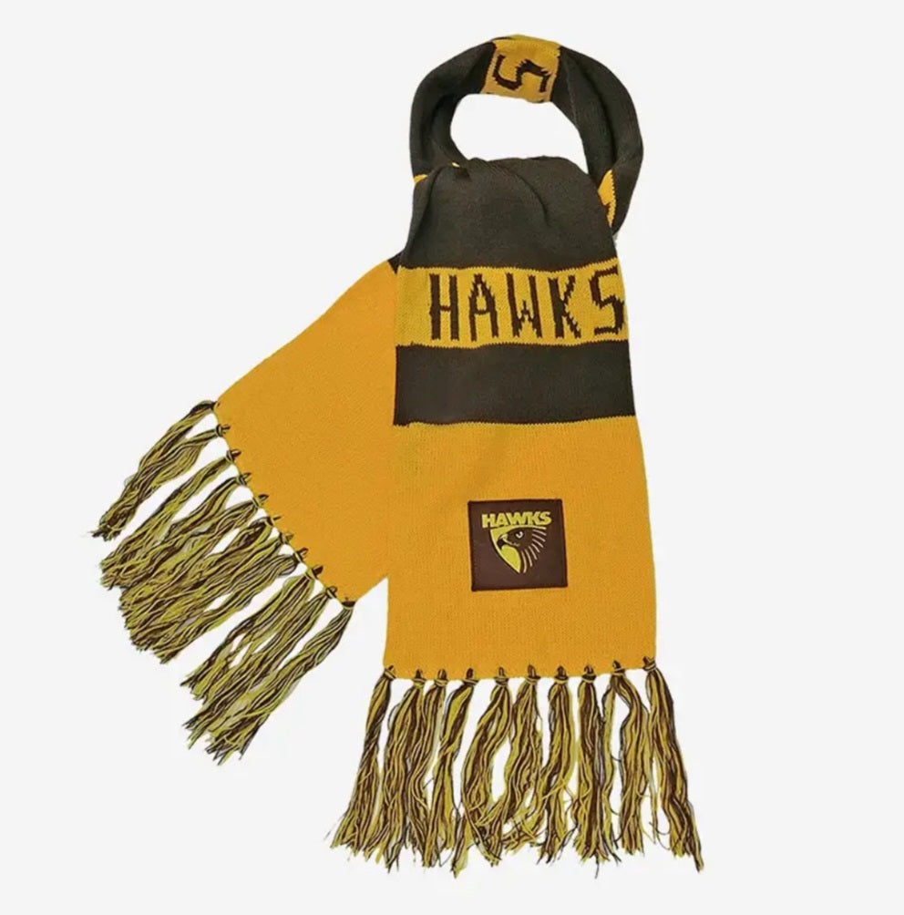 Hawthorn Hawks Bar Scarf