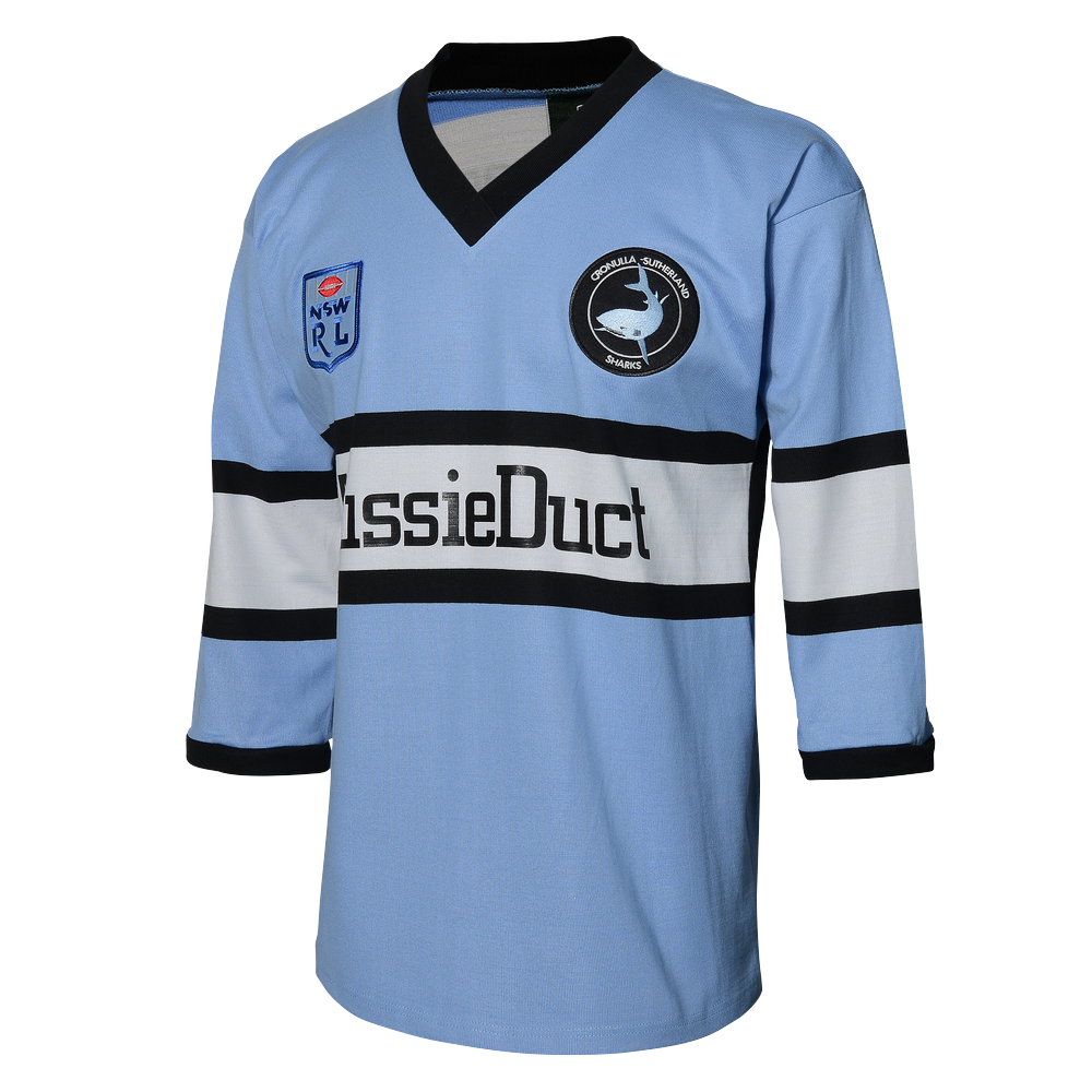 Cronulla Sutherland Sharks 1988 NRL Vintage Retro Jersey