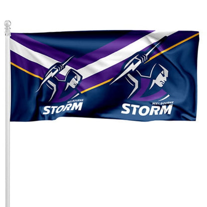 Melbourne Storm  Pole Flag 1800mm By 900mm