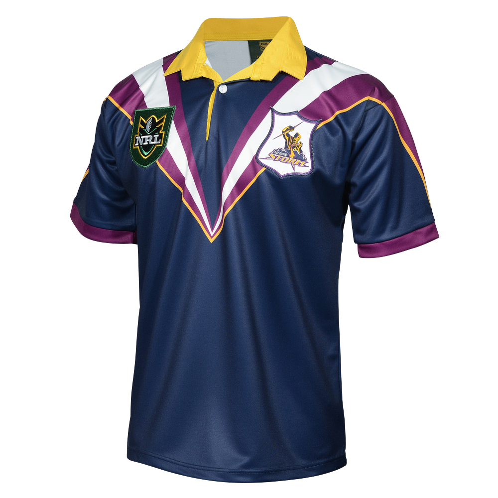 Melbourne Storm retro heritage 1998 jersey.