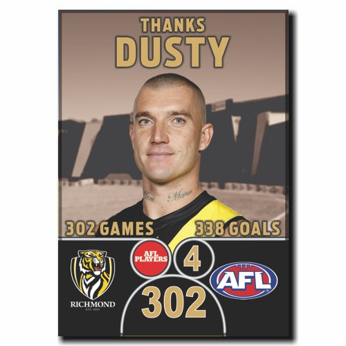 Afl Dustin Martin Retirement  Magnet