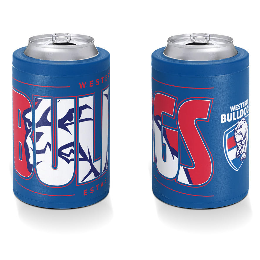 Western Bulldogs Insulated S/Steel Stubby Holder Can Cooler