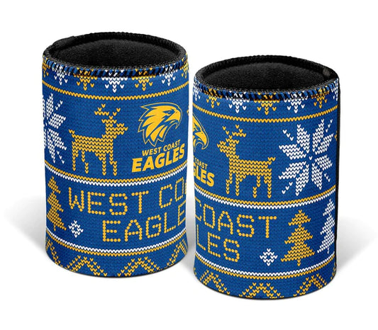 West Coast Eagles Xmas Can Cooler