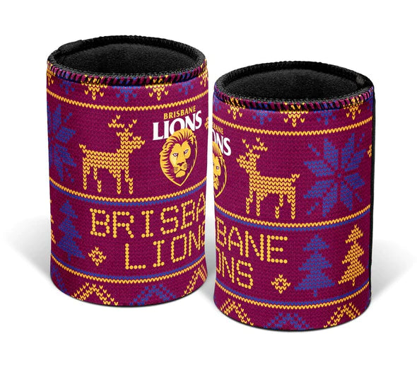 Brisbane Lions Xmas Can Cooler