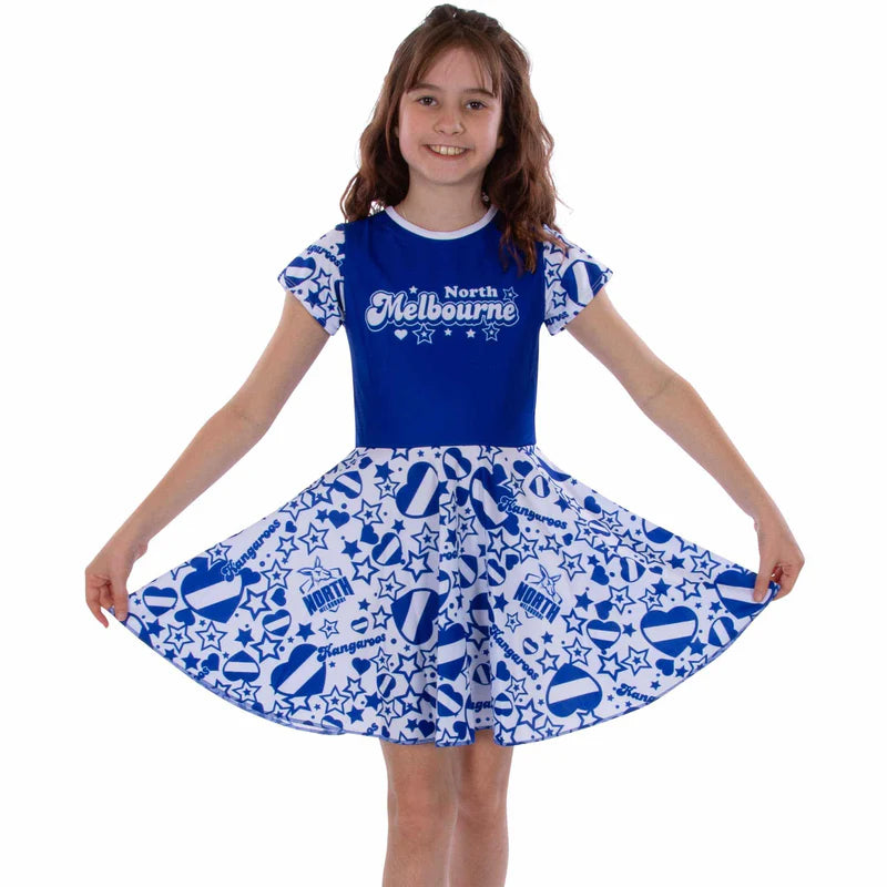 North Melbourne Kangaroos Girls 'Heartbreaker' Dress