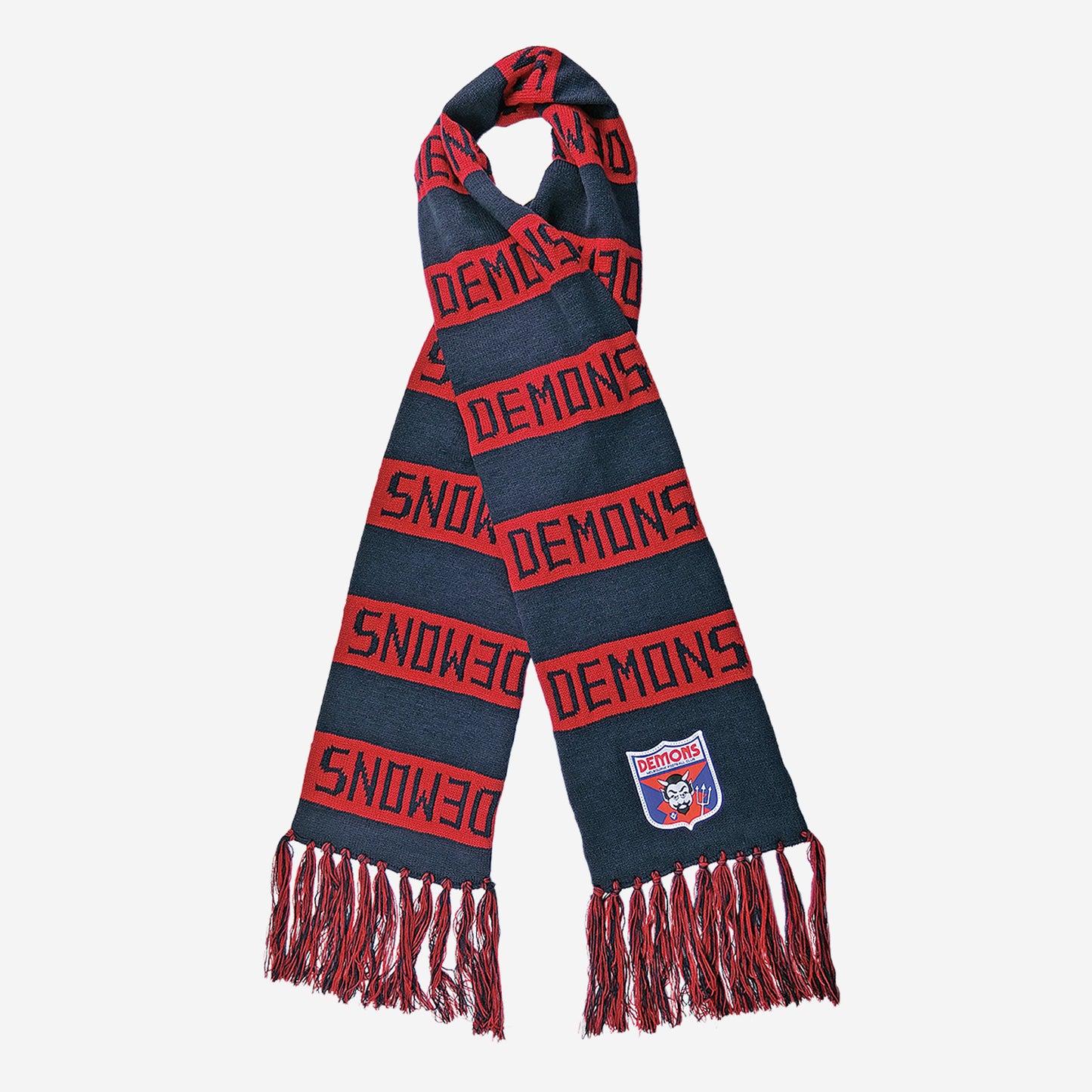 Melbourne Demons Heritage AFL bar scarf