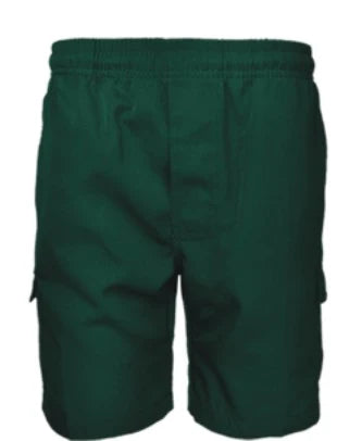 School Cargo Shorts Kids - Bottle Green