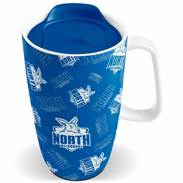 North Melbourne Kangaroos Ceramic Travel Mug with Handle