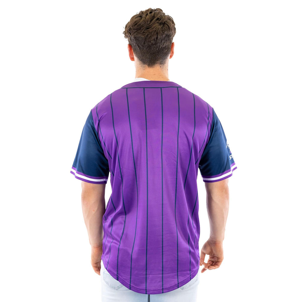 Melbourne Storm 'Slugger' Baseball Shirt Adult