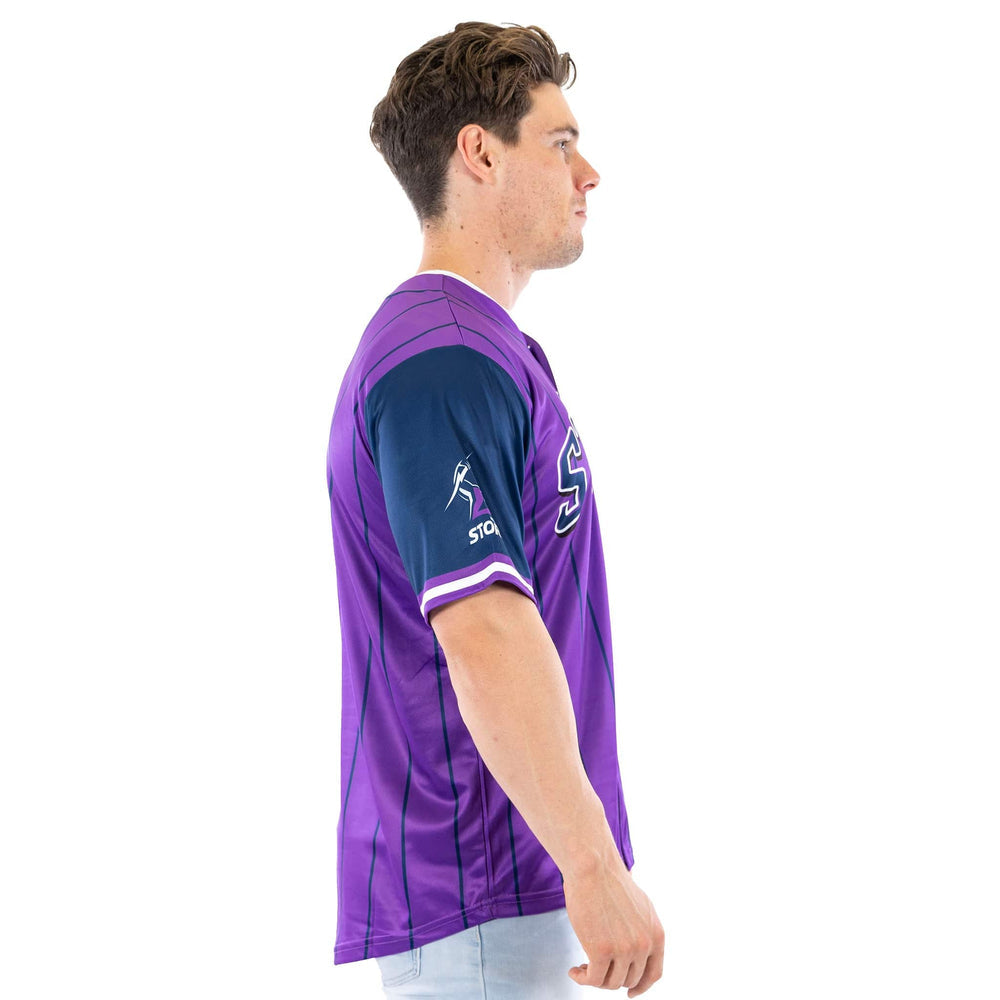 Melbourne Storm 'Slugger' Baseball Shirt Adult