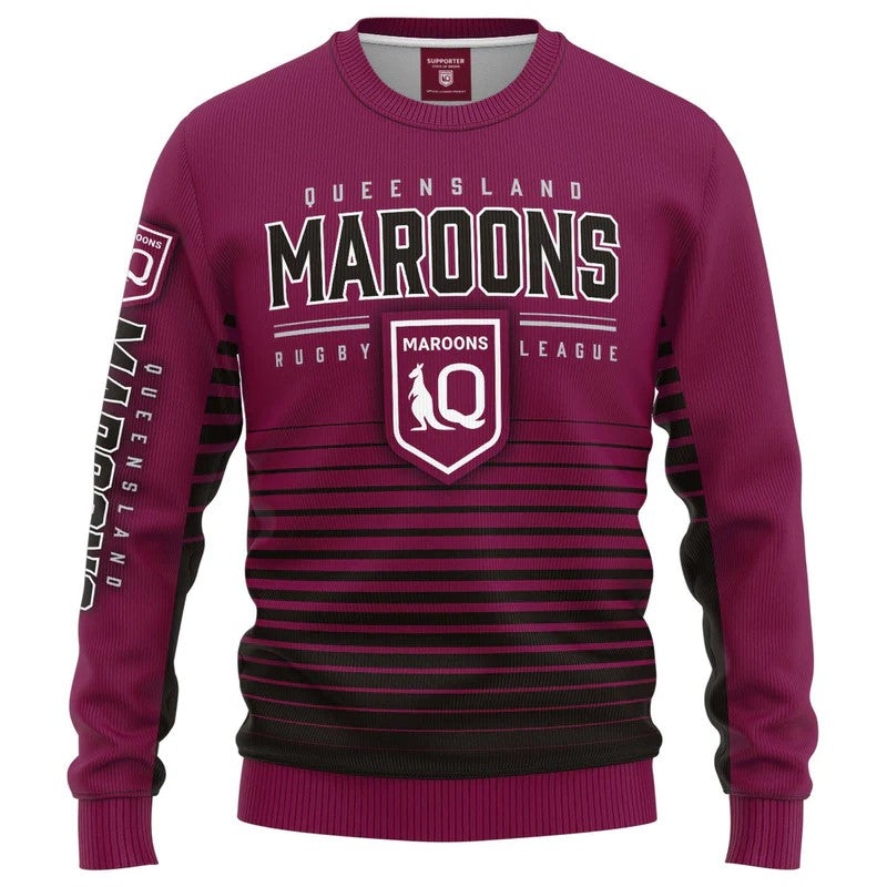 QLD Maroons State of Origin Kids 'Game Time' Pullover