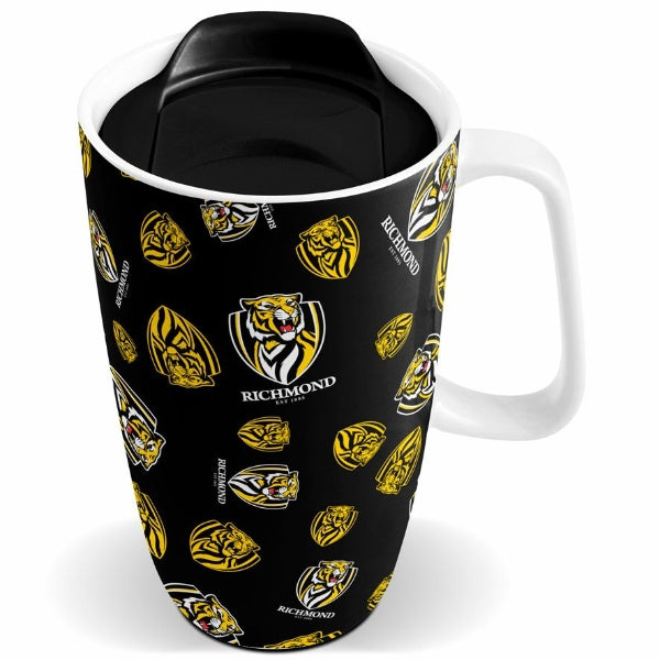 Richmond Tigers Ceramic Travel Mug with Handle