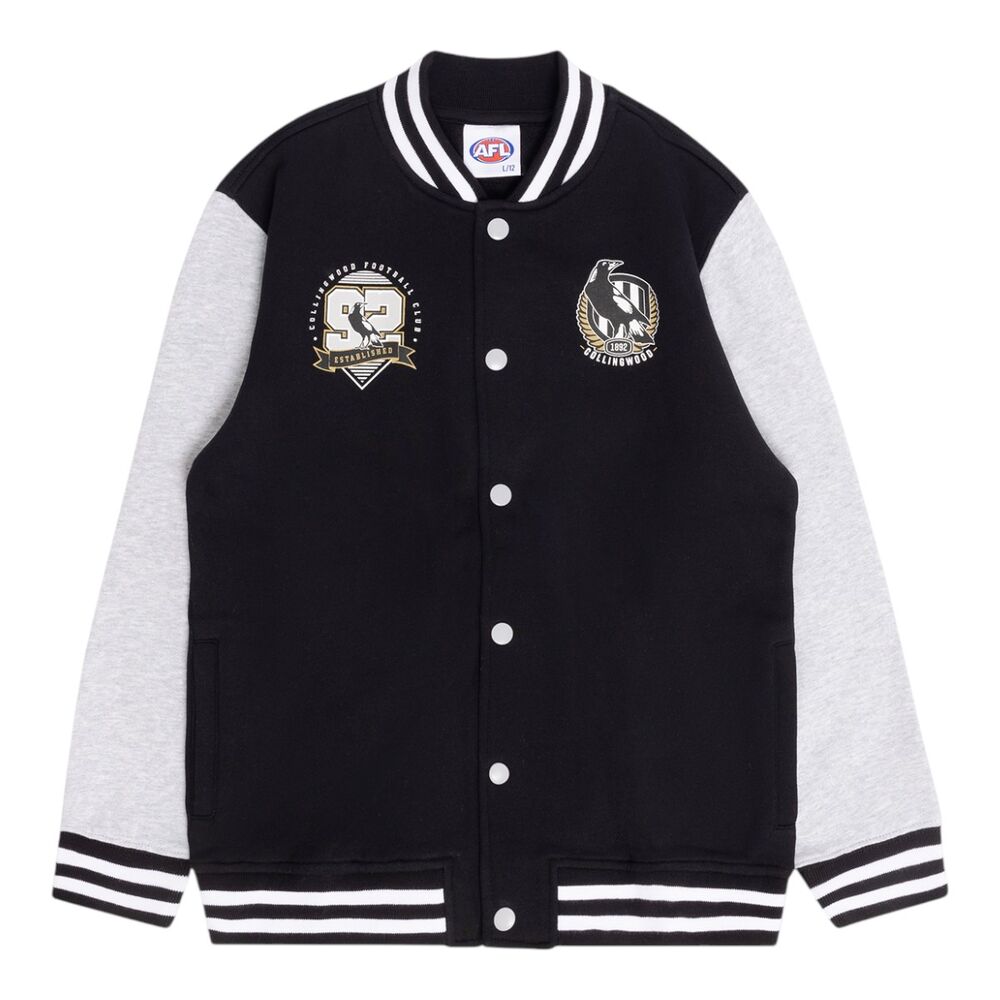 SALE SALE SALE                Collingwood Magpies Youths Varsity Fleece Jacket