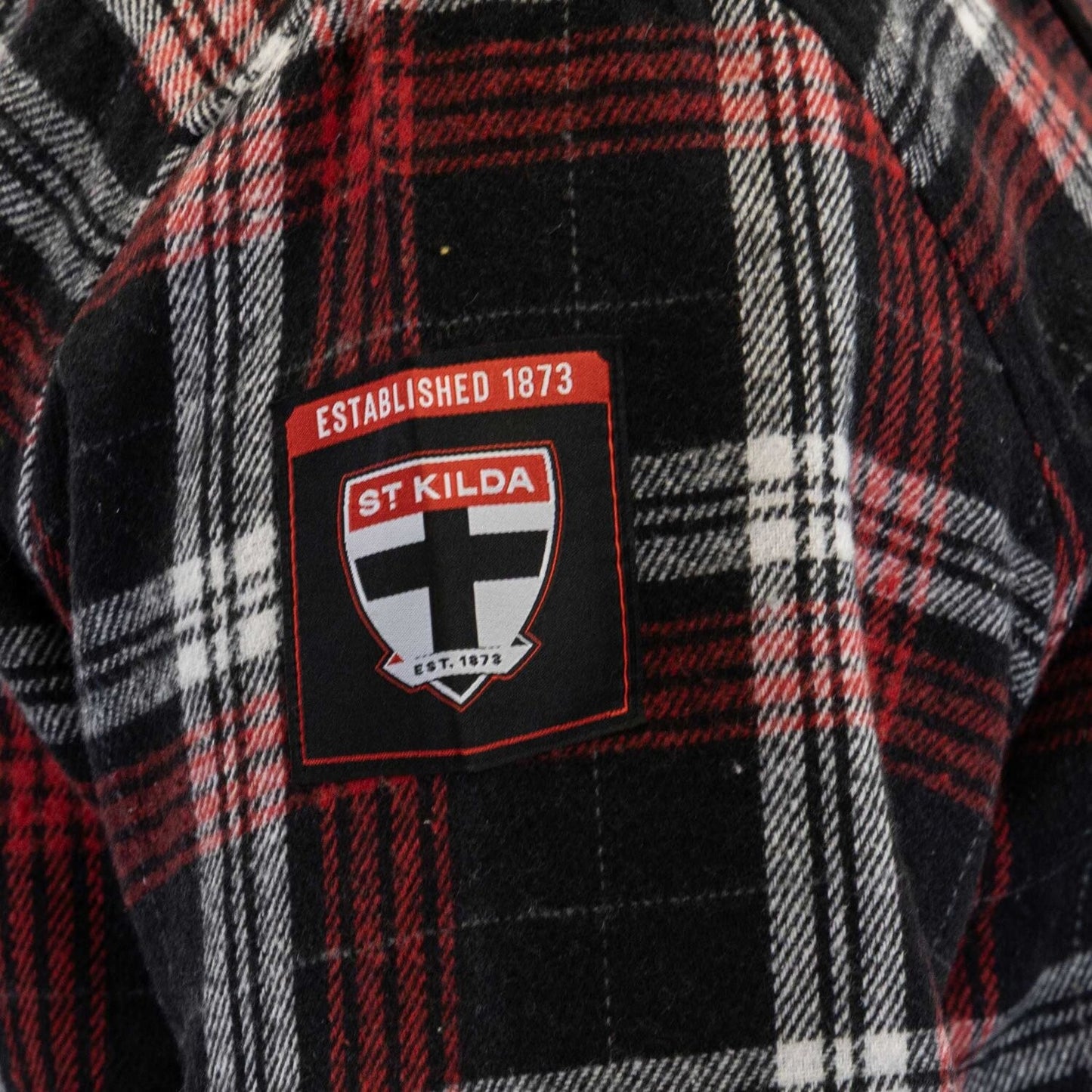 St Kilda Saints Highland Hooded Flannel Shirt