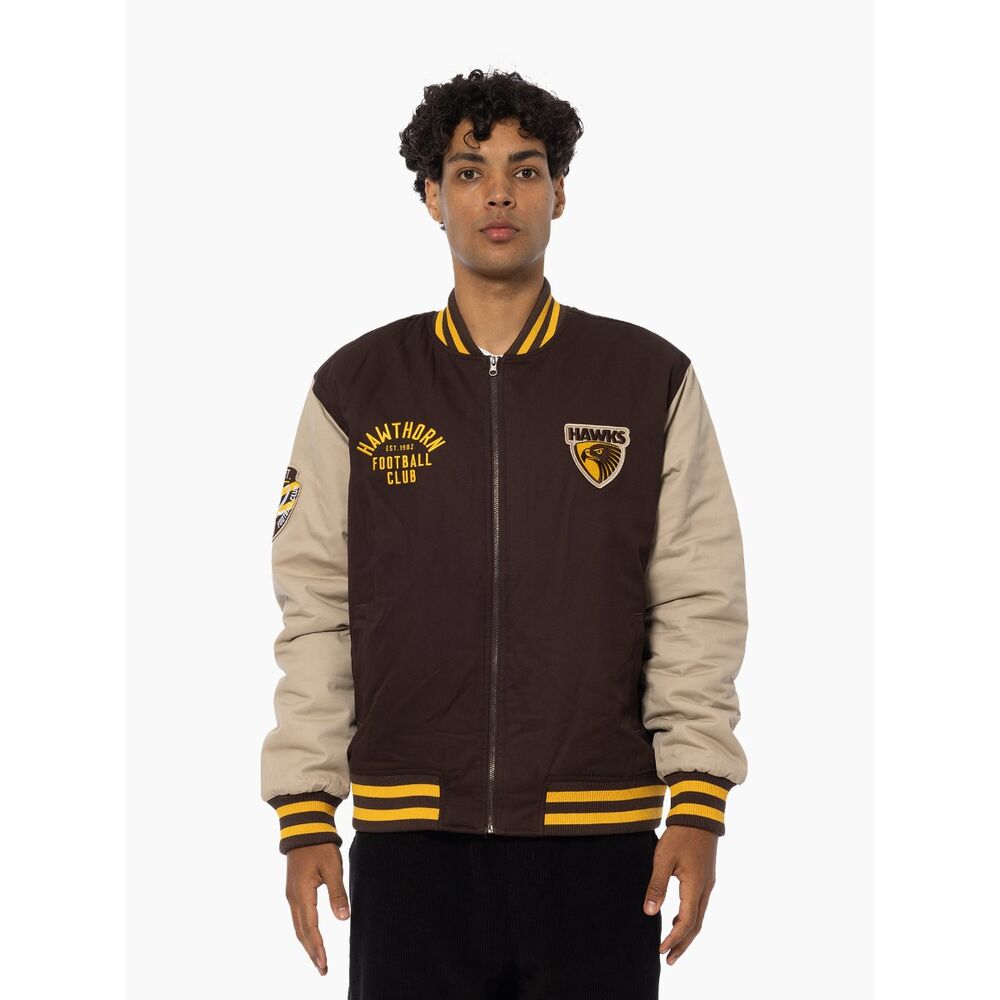 SALE SALE SALE                       AFL Hawthorn Hawks Mens Lockup Jacket