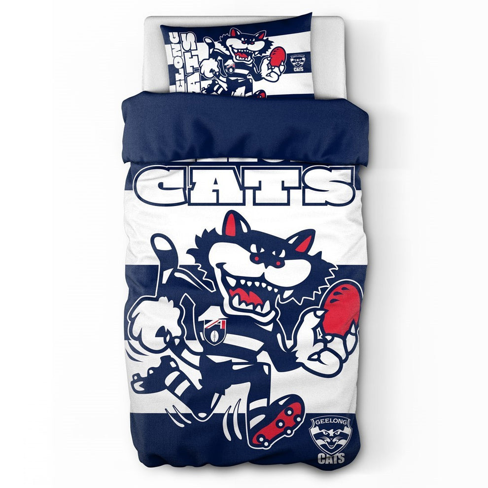 SALE  Geelong Cats Doona Quilt Cover Set - Single