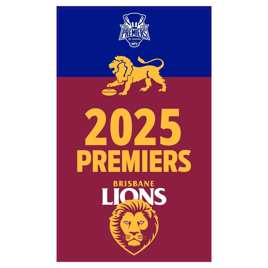 SALE  SALE SALE                   AFL Premiership 2025 Brisbane Lions Flag 90cm X 150cm