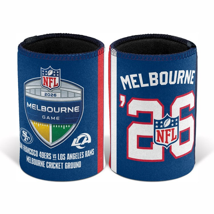 Official 49ers & Rams Melbourne Game 2026 NFL Can Cooler