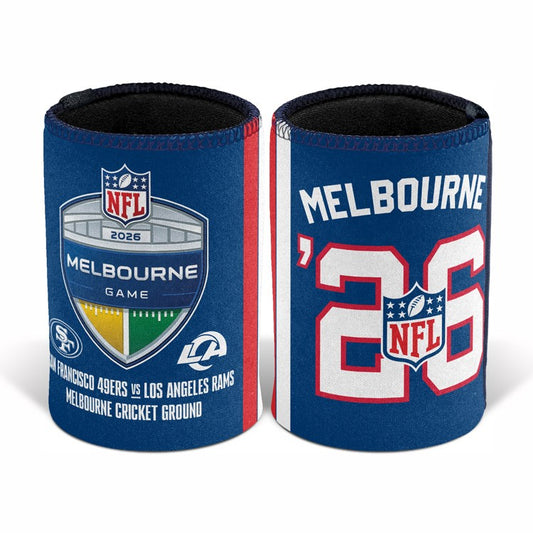 Official 49ers & Rams Melbourne Game 2026 NFL Can Cooler