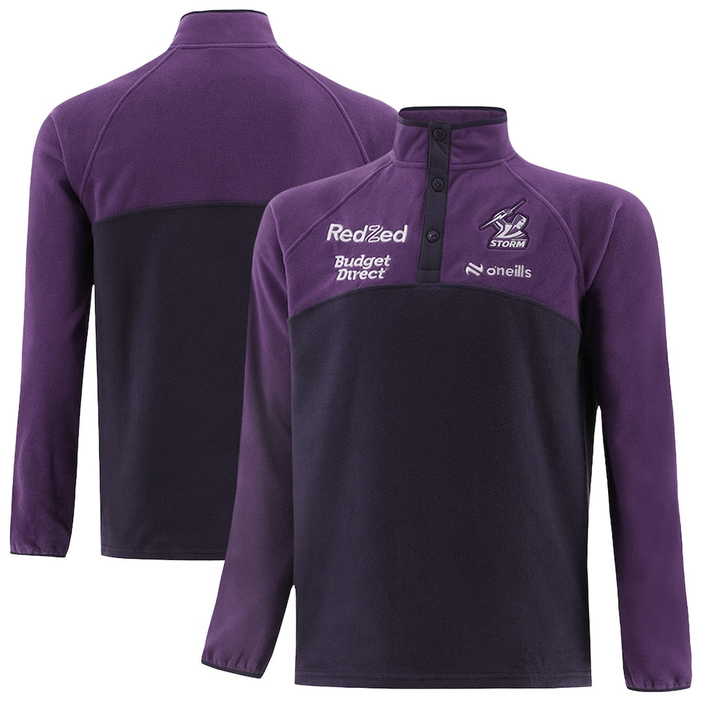 Melbourne Storm O'Neills 2026 Snap Button Polar Fleece