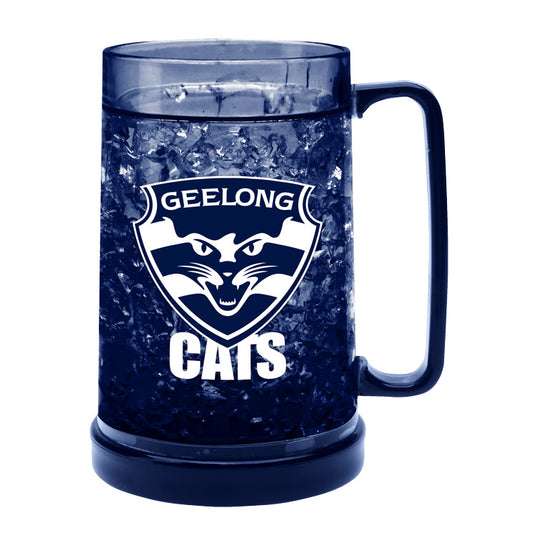 Afl Geelong AFL Ezy Freeze  Colour Mug Beer Stein Cup.