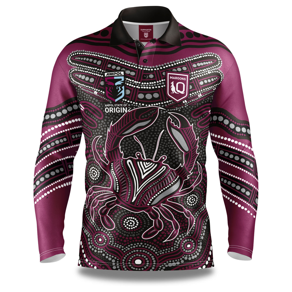 SALE SALE SALE                          QLD Maroons 'Karumba' Fishing Shirt
