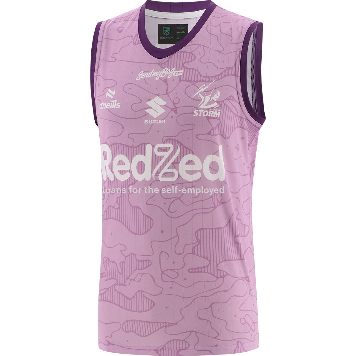 Melbourne Storm 2026 O'Neill's Training Singlet Lilac