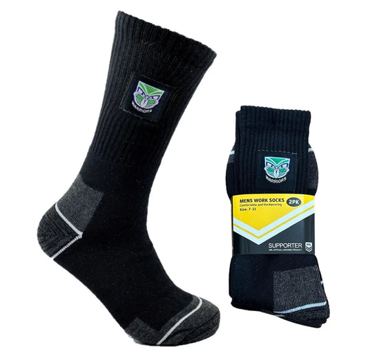 SALE SALE SALE                             New Zealand Warriors Work Socks 2pk