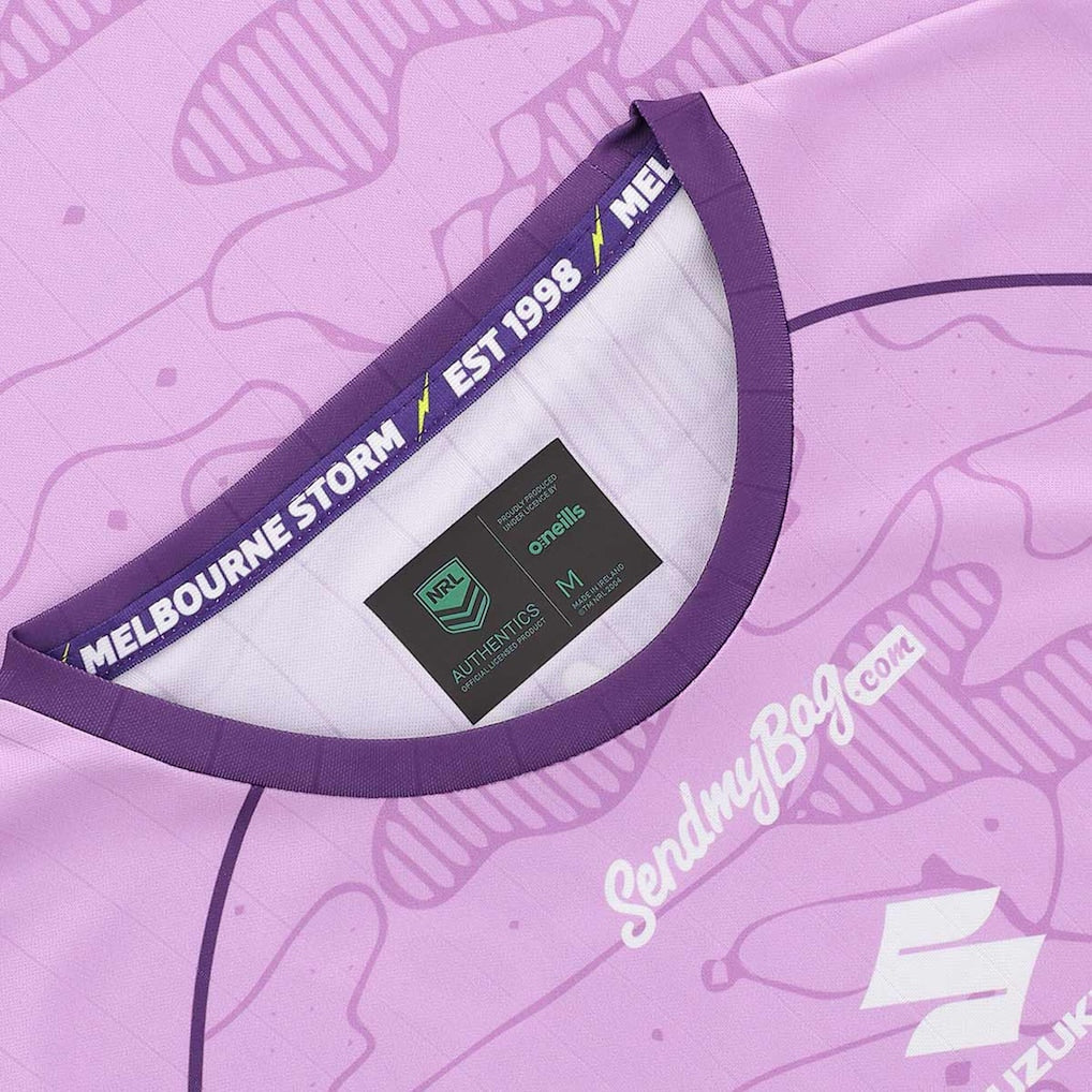 Melbourne Storm 2026 O'Neill's Training Tee Lilac