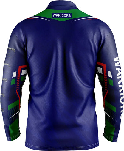 New Zealand Warriors Cyber Fishing Shirt