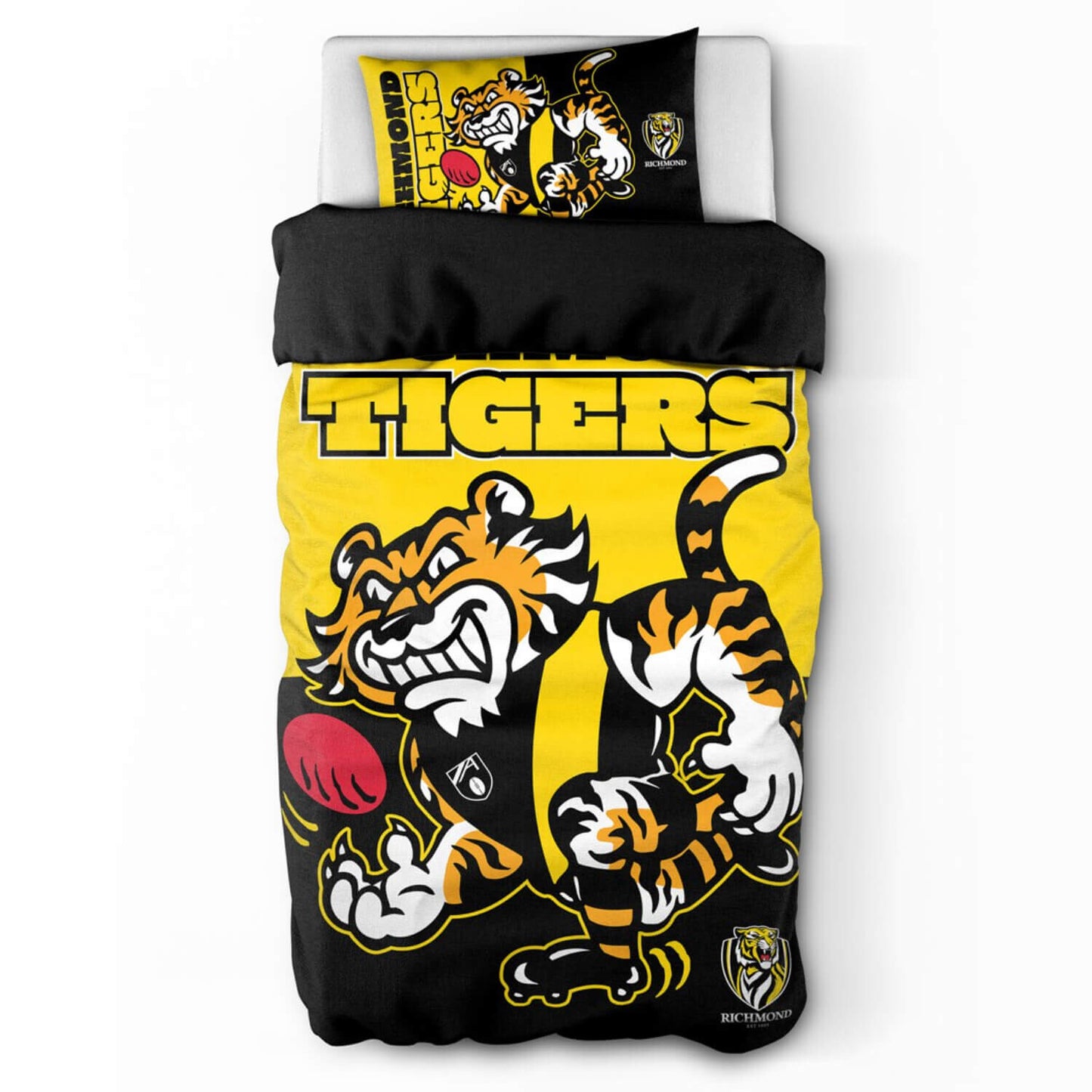 SALE  Richmond Tigers Doona Quilt Cover Set - Single
