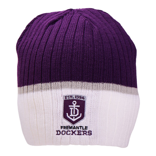 Fremantle Dockers Boundary Rib Beanie