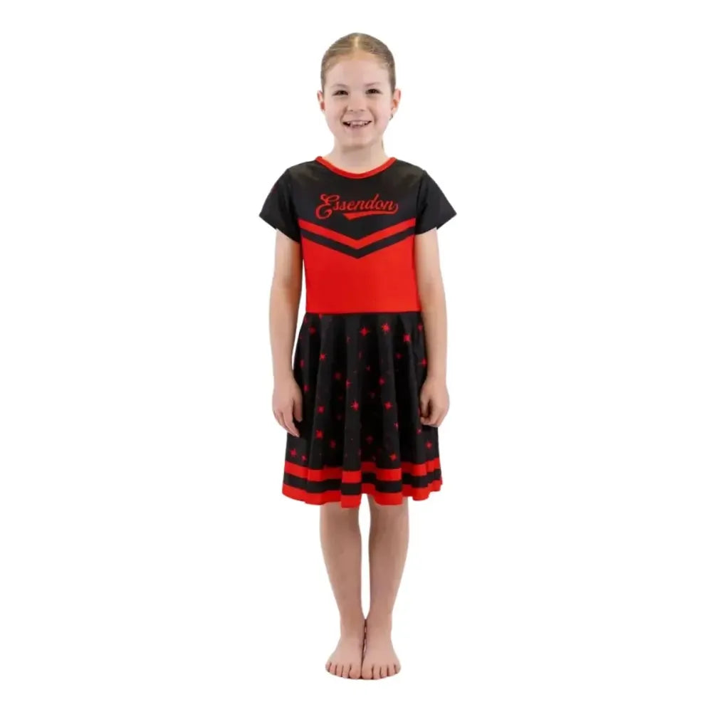 SALE SALE SALE                    AFL Essendon Bombers  Super Star Girls Dress