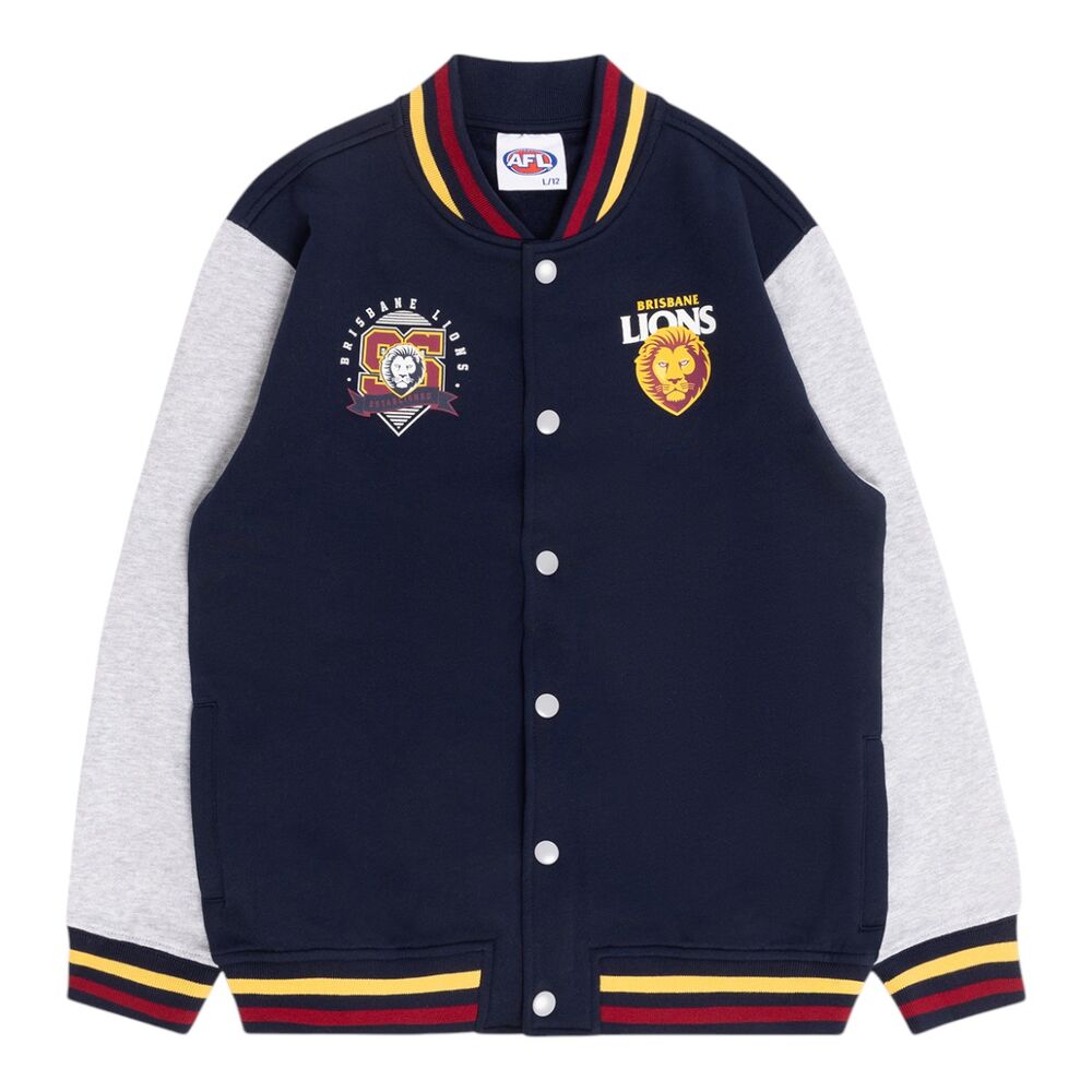 SALE SALE SALE                Brisbane Lions Youths Varsity Fleece Jacket