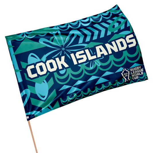 Cook Islands Rugby League World Cup 2026 Game Day Flag