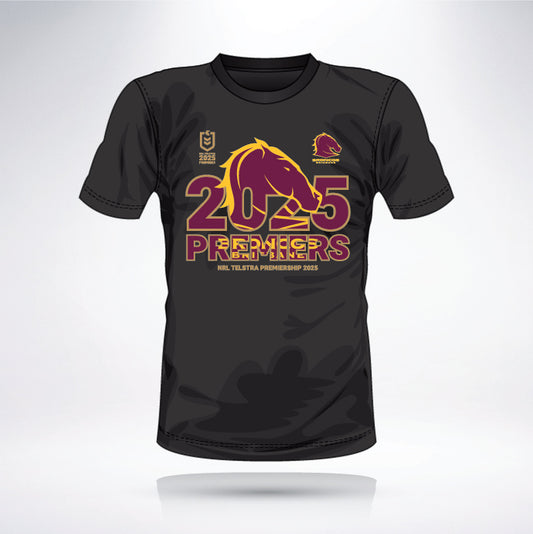 SALE SALE SALE                           Brisbane Broncos Men's 2025 Premiers Tee