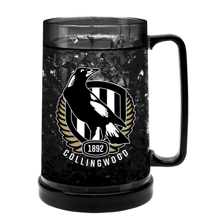 Collingwood Magpies AFL Ezy Freeze  Colour Mug Beer Stein Cup.