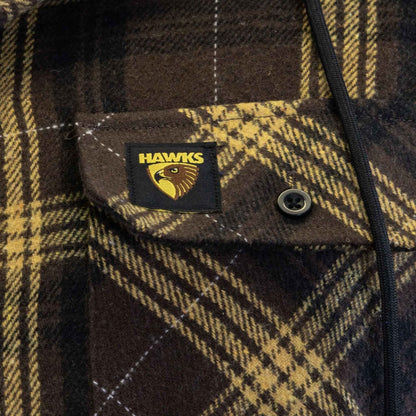 Hawthorn Hawks Highland Hooded Flannel Shirt