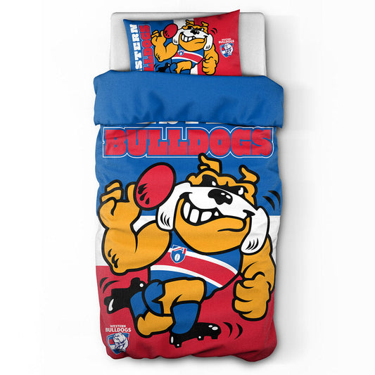 SALE Western Bulldogs Quilt Doona Cover - Single