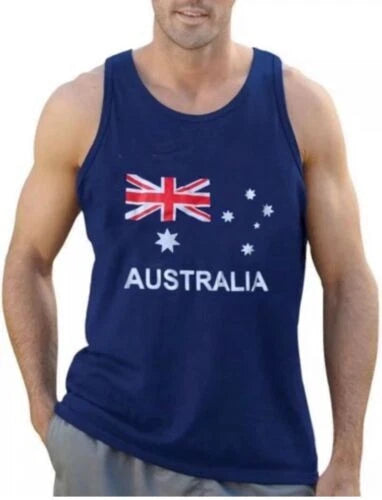 SALE AUSTRALIA FLAG SINGLET