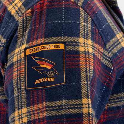 Adelaide Crows Highland Hooded Flannel Shirt
