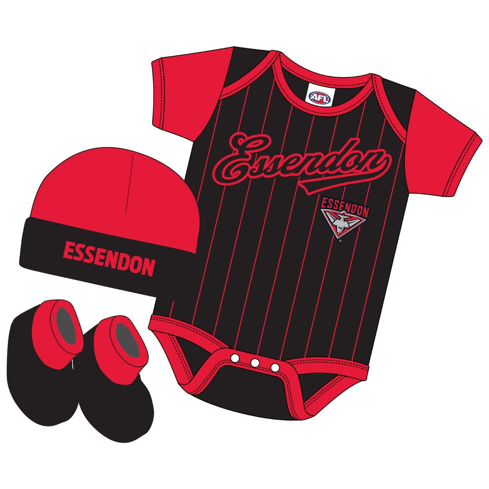 Essendon Bombers Infant Lullaby 3 piece set