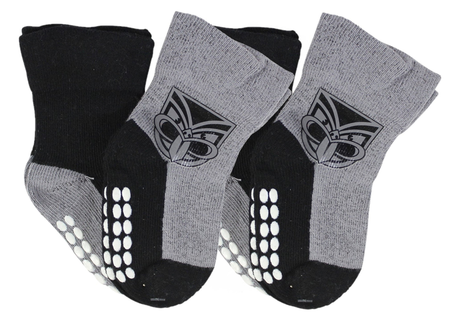 NRL New Zealand Warriors Infants crew socks 2-pack