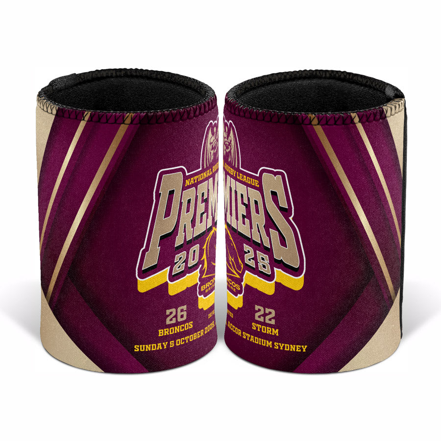 NRL Brisbane Broncos 2025 Premiers Can Cooler
