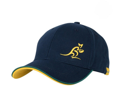 Wallabies Navy Line Out Cap