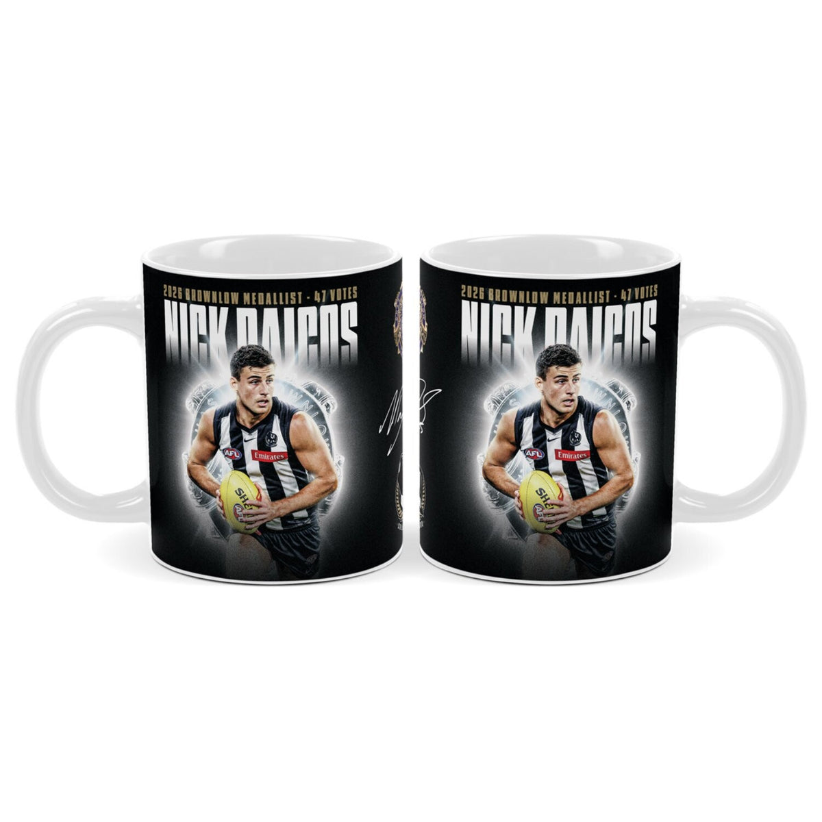 Nick Daicos 2026 Brownlow Medallist Coffee Mug (Pre Order)
