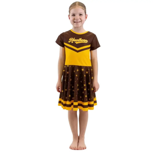 SALE SALE SALE                    AFL Hawthorn Hawks Super Star Girls Dress