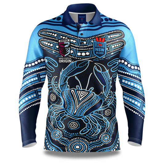 SALE SALE SALE                          NSW Blues 'Karumba' Fishing Shirt