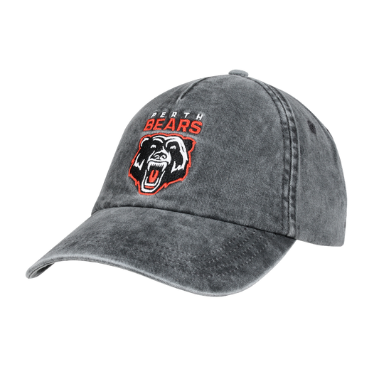 Perth Bears Washed Black Cap