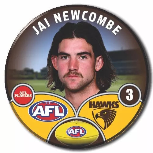 2024 Hawthorn Player Badge  Jai Newcombe